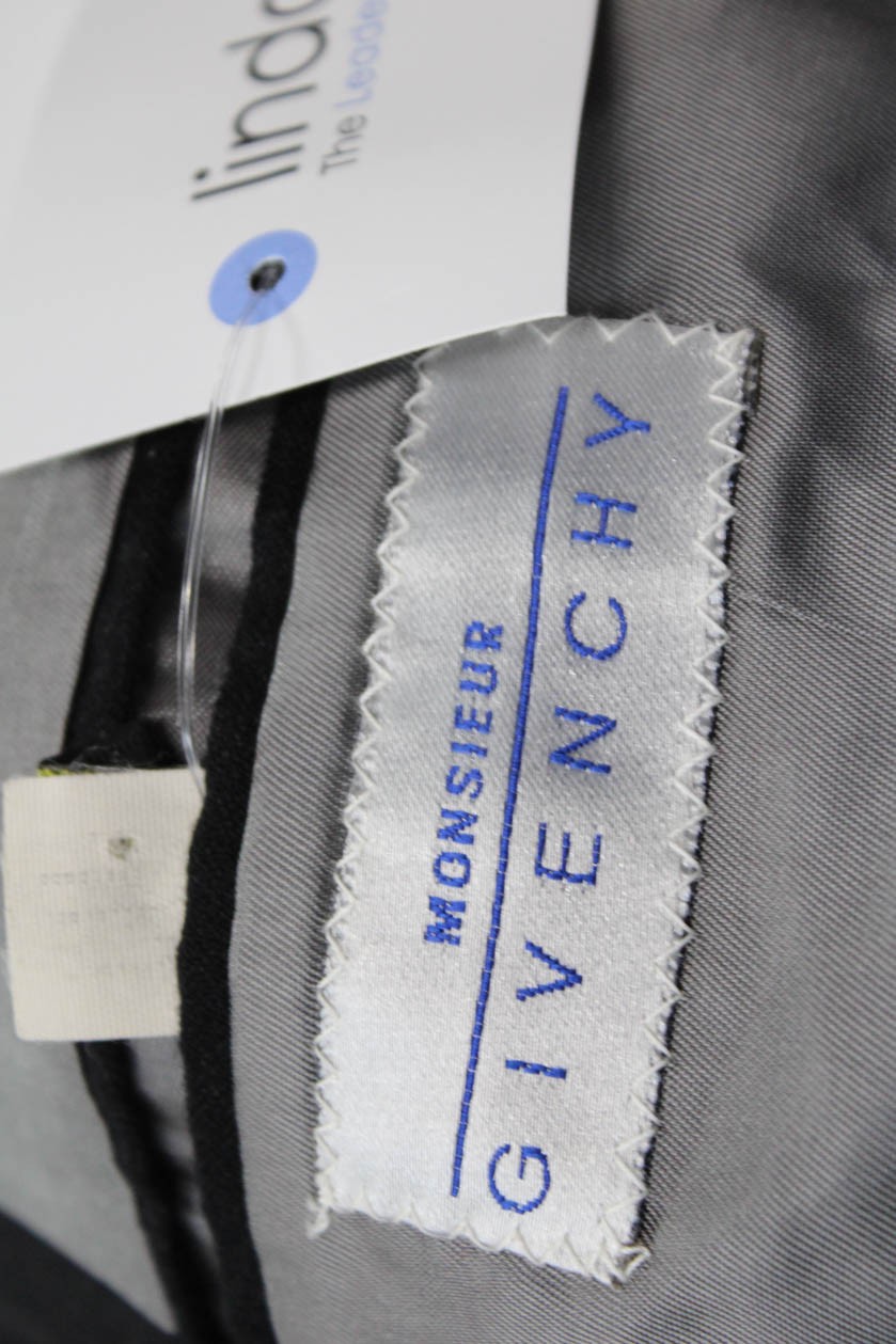 Givenchy Mens Pinstriped Three Button Blazer Jack… - image 7