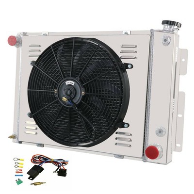 3 Row Radiator for 1967 1968 1969 Chevy Camaro Pontiac Firebird SBC 21 Wide Core