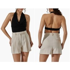 ASTR The Label Cowl Neck Halter Bodysuit Size Medium New