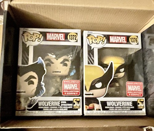 Funko Marvel Collectors Corp Wolverine 50th Anniversary Box -5 Pieces Size Large - Picture 8 of 9