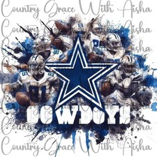 Sublimation Print Cowboys Football Ready To Press Paper Ink Heat Transfer