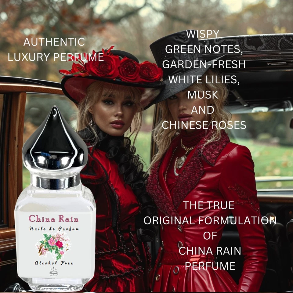 Aceite de perfume de lluvia China - El original - Sin alcohol, vegano, sin crueldad, aroma Foto 3 de 4