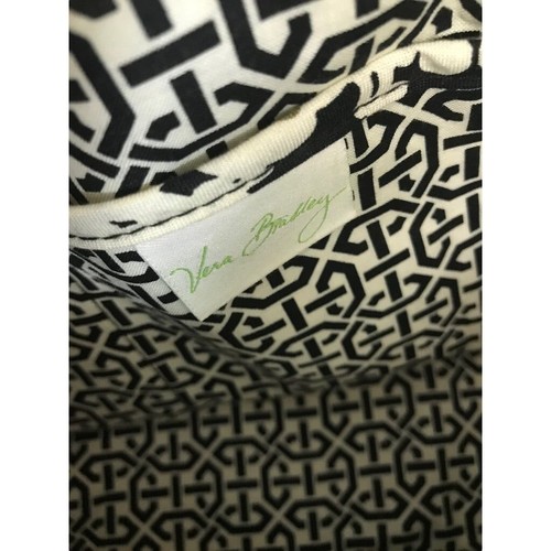 Vera Bradley Two Way Tote and Zip Around Wallet Set Dogwood Yellow Black - Picture 9 of 11