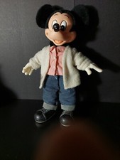 Vintage Mickey Mouse Sock Doll in Letter Sweater by Applause