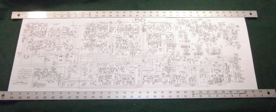 Yaesu FT-101E Service and Instruction Manuals: w /11" X 36" Foldout Schematics! - Image 4 of 4