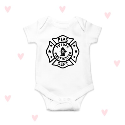 Feuerwehrmann Baby mitwachsen Neugeborenes Baby Junge Mädchen Geschenke Feuerwehrmann zukünftiger Job süßes Geschenk