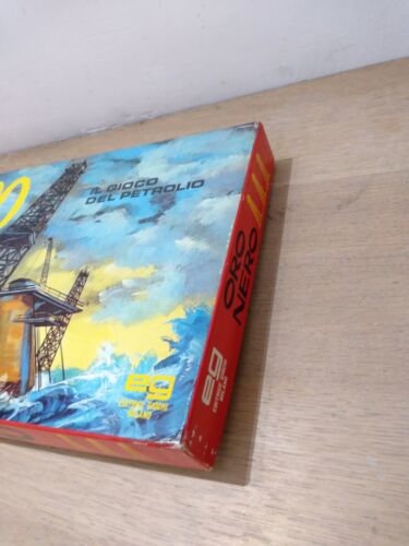 Completo 100% ORO NERO Editrice Giochi gioco del petrolio TUTTO ORIGINALE - Picture 20 of 21