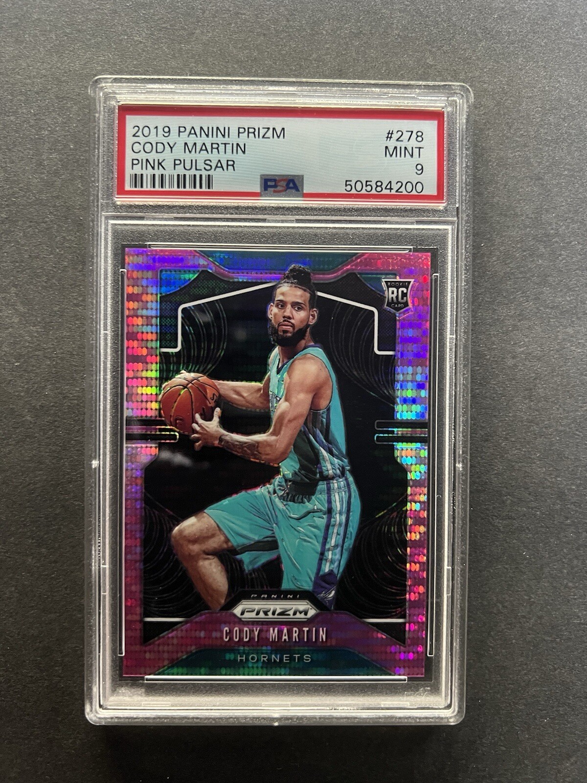 2019-20 Panini Prizm - Rookie #278 Cody Martin (RC) Pink Pulsar /42
