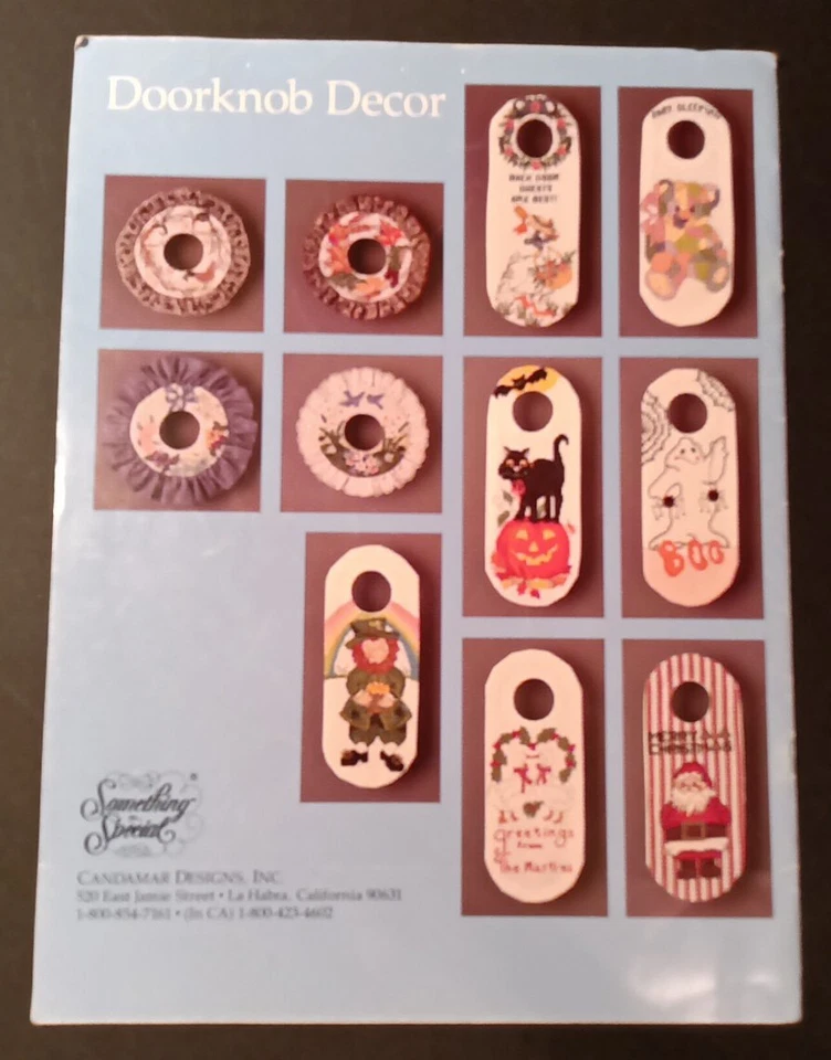 Doorknob Decor Holidays Something Special Cross Stitch Patterns - Image 2 of 2