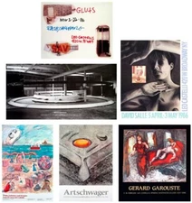 Bundle- 6 Assorted Various Artists Leo Castelli Exhibition Collector Posters