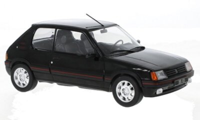 PEUGEOT 205 Gti - 1988 - black - WhiteBox 1:24