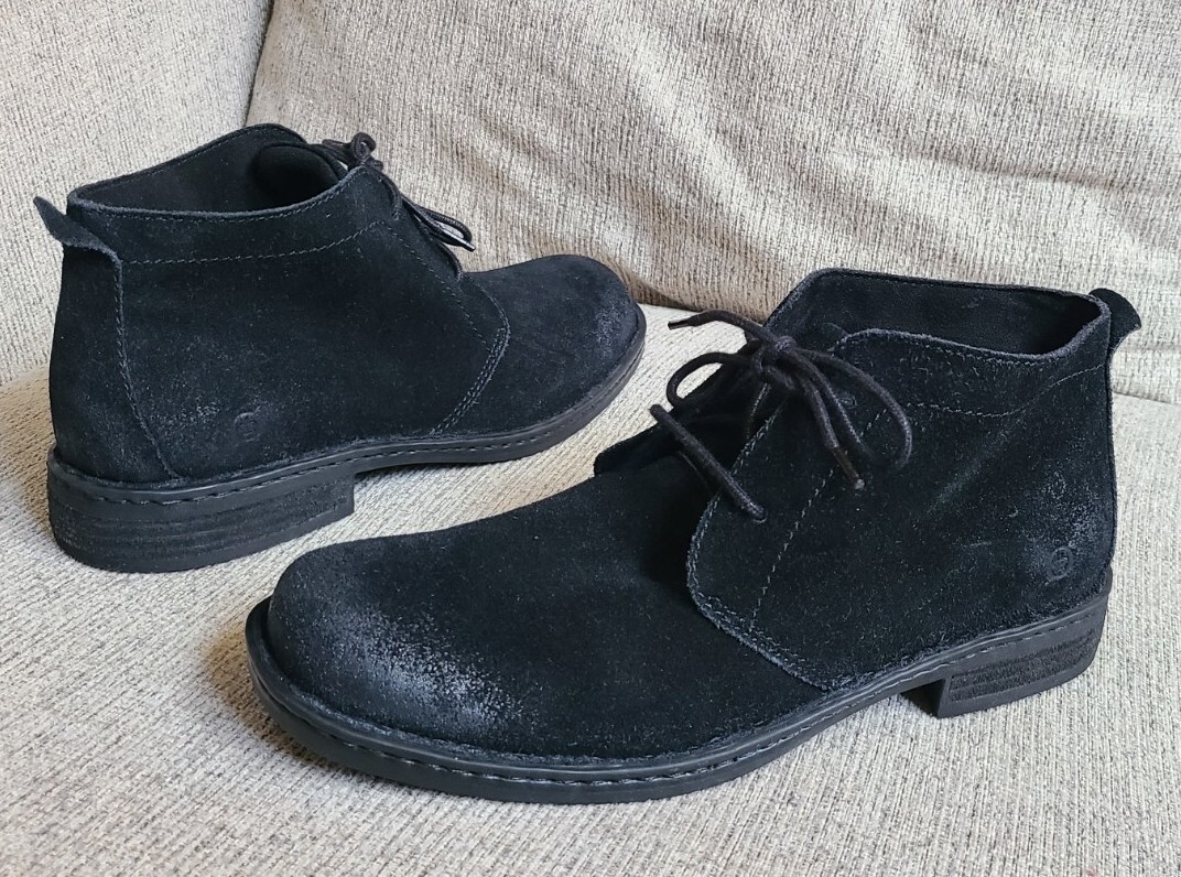 Børn Hober Black Suede Men