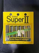 Vintage Schick  Super II Twin Blade Cartridges NOS