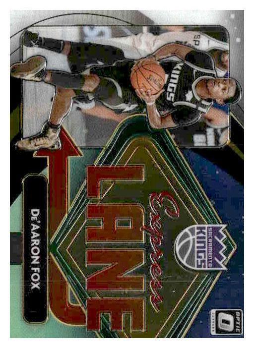 2020-21 Donruss Optic De'Aaron Fox Express Lane Basketball Card #5