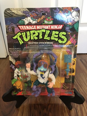 Playmates Teenage Mutant Ninja Turtles 1989 Baxter Stockman MOC