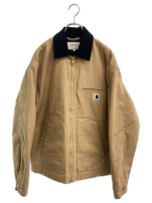 Vintage Carhartt Detroit Jacket Size L Beige | eBay