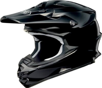 Shoei VFX-W MX Helm schwarz Motocross Enduro Offroad Größe XS