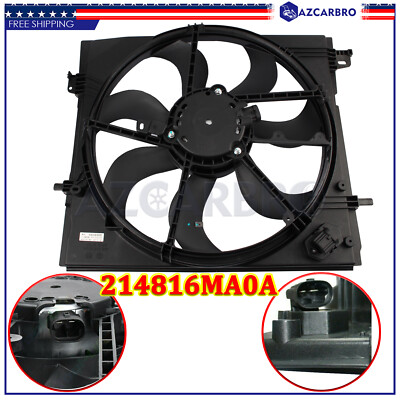 Aazon.co: AC Condenser Radiator Cooling Fan Assebly Copatible with