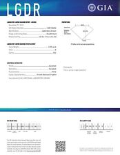 2.03 Cts E Color VS2 Clarity OVAL Cut GIA Certified Lab Grown CVD Diamond 553.30 per carat