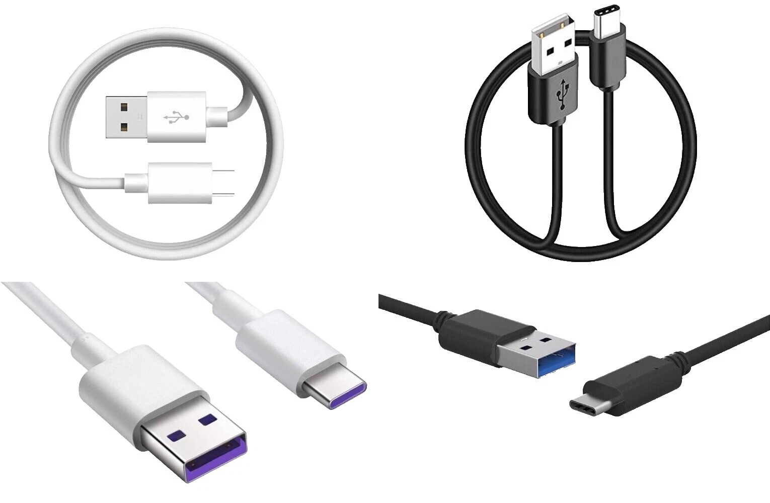 4 ft Cable Cell Phone USB-C Cables for ASUS