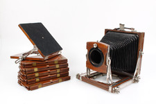 Japanese WWII Konishi Roku/Rokuokusha 4.75x6.5 Camera,  NO LENS
