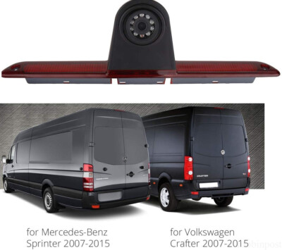 High 3Rd Brake Light Camera HD Night Vision Backup Camera For Mercedes-Benz Sprinter W906 Crafter 20
