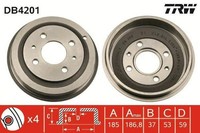 Bremstrommel Fiat T. Seicento 0.9-1.1 98-10