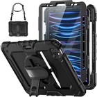 For iPad Pro 11 Inch Rugged Case (2022/2021/2020/2018) with Screen Protector