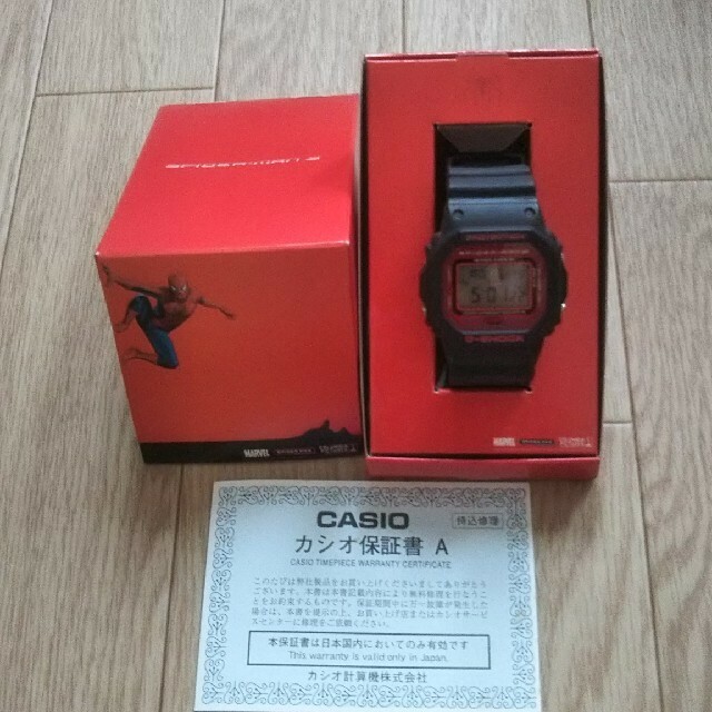 casio spider man watch