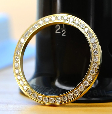 Diamond Bezel To Fit Rolex Ladies Datejust Watch Two Tone 26mm 6917 69173 69178