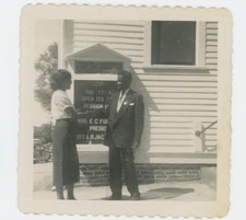 Vintage Photo Historic Religion Young Peoples Institute Rev. L.R. Jackson 1940s