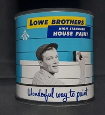Advertising Premium Tin Bank Lowe Brothers House Paint Dayton Oakland Toronto