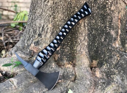 Tomahawk Hecho a Mano Personalizado, Hacha Barbuda Vikinga, Mejor Regalo de Cumpleaños para él - Imagen 2 de 6