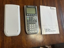 Texas Instruments TI-84 Plus Silver Edition Calculator w/ Manual TESTED