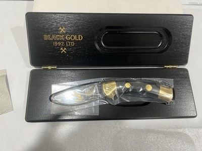 BOKER Black Gold LTD Folding Knife Collector Edition