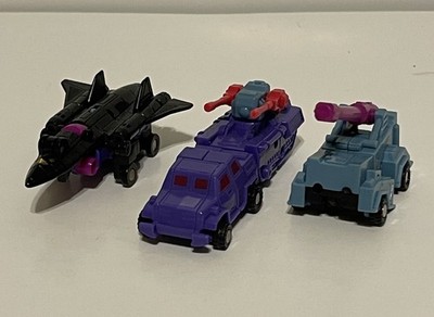 Transformers G1 Battle Squad Micromaster Action Figures 5/6 Vintage 1990