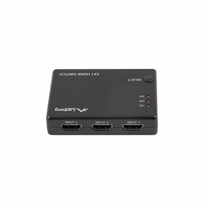 LANBERG 5 X HDMI Switch Video + Micro USB Black Remo Control