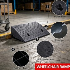 AU Heavy Duty Kerb Curb Ramp Threshold Ramps For   Wheelchair Bicycle Motorbike