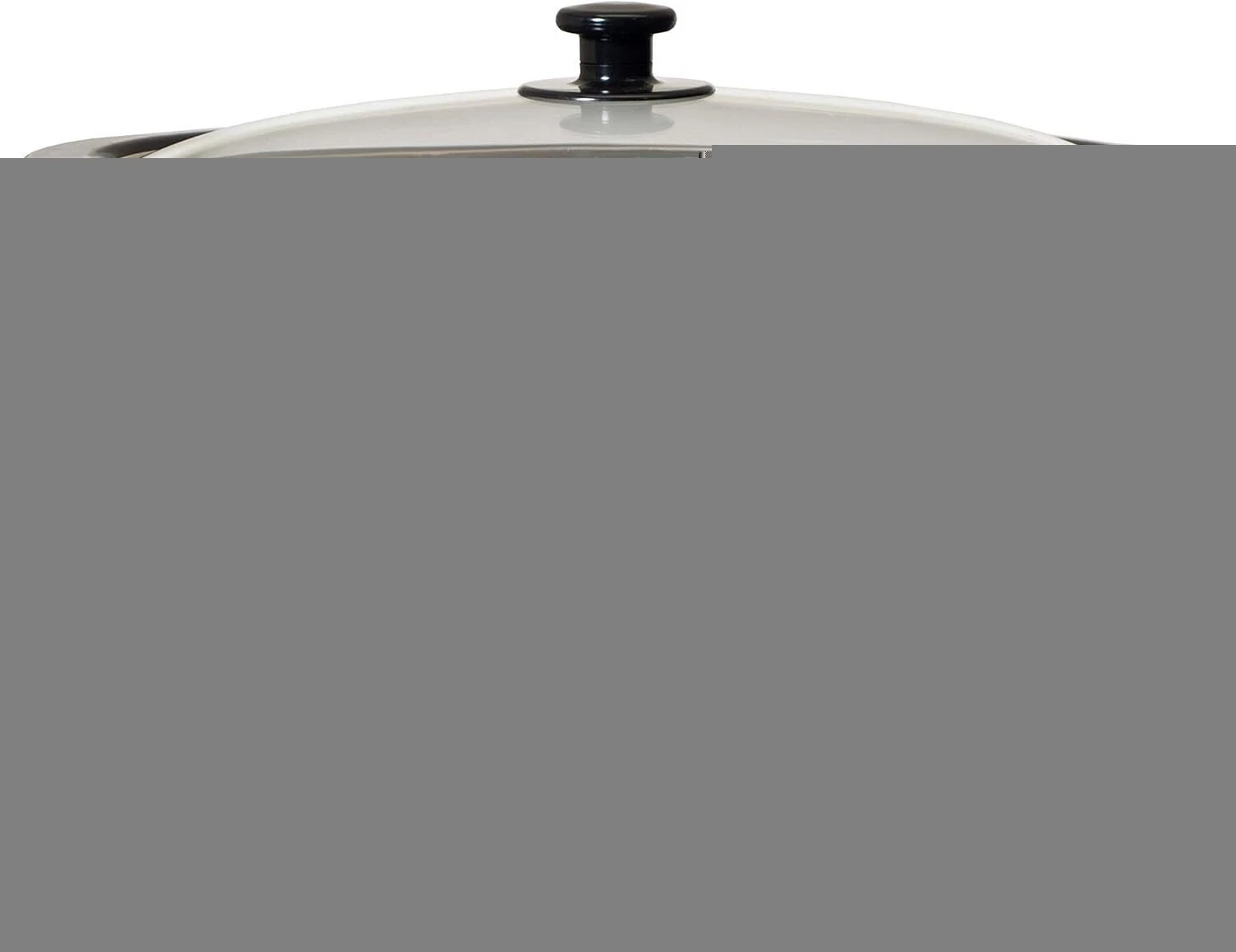 8.5 Quart Stainless Steel Slow Cooker w/Tempered Glass Lid & Cool-Touch Handles