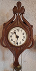 Wanduhr  floraler  Jugendstil um 1900. Original Zustand.
