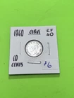 1940 Canadian 10c Dime .8 Silver George VI  AG  HIGHER GRADE.  TRENDING AT $6