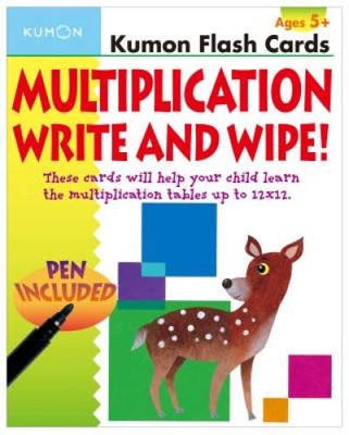 Multiplication Write and Wipe Flash Cards (Kumon Flash Cards) - Cards - GOOD