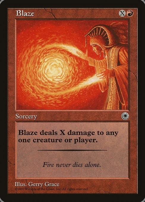 Blaze NonFoil Portal 118 NM MTG