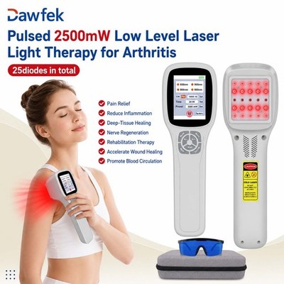 2.5W Sports Wound Healing Infrared Laser Therapy 4 Wave Lower Back Pain Muscle