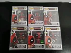 Funko Pop Deadpool Lot Of 6 Brand New With Protectors