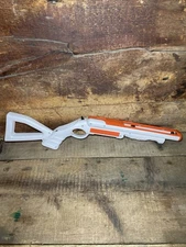 Nintendo Wii Cabela's Shooter Game Accessory Shotgun White Orange Gun Zapper