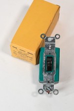 HUBBELL 3032 BROWN A.C. Toggle Switch 30A 120-277V DOUBLE Pole