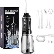 Cordless Water Flosser 380ml Cleaner Floss Pick Oral Irrigator Dental Cleaner