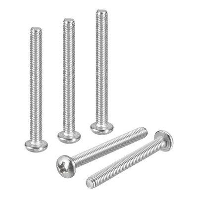 #8-32x1-5/8'' Pan Head Machine Screws - 20pcs - 304 Stainless Steel -Silver