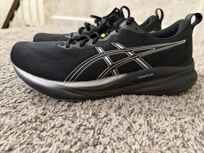 Asics Gel Pulse 16 Black Pure Silver. New In Box. Mens Size 12. Amazing Color